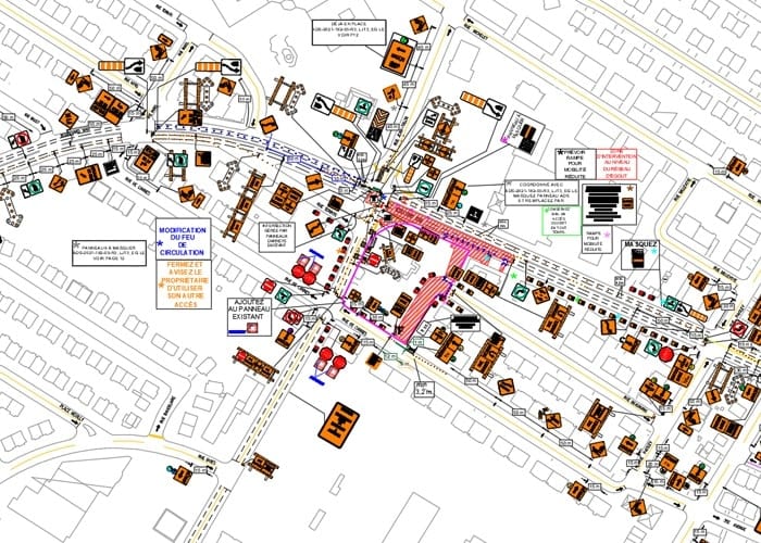 Travaux d'égout et de conduite d'eau — Intersection Jean-Talon Est et boulevard Viau